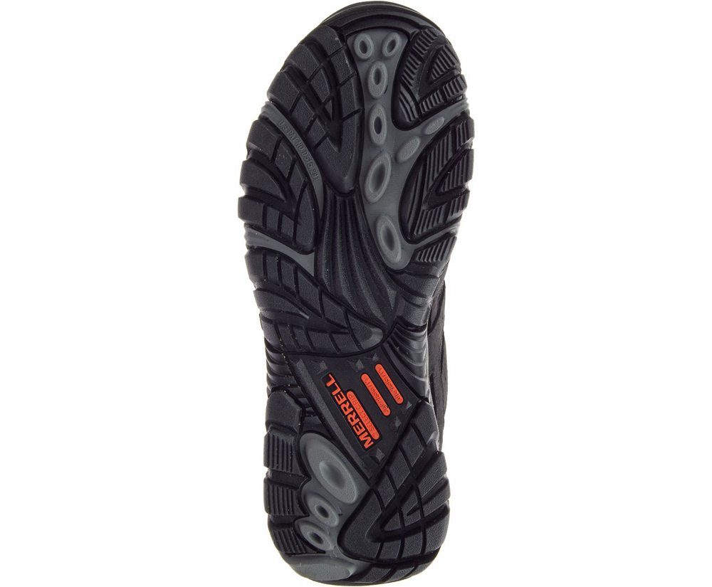 Buty Trekkingowe Merrell Damskie Czarne - Moab Vertex Vent Comp Toe Work - 032495-UKV